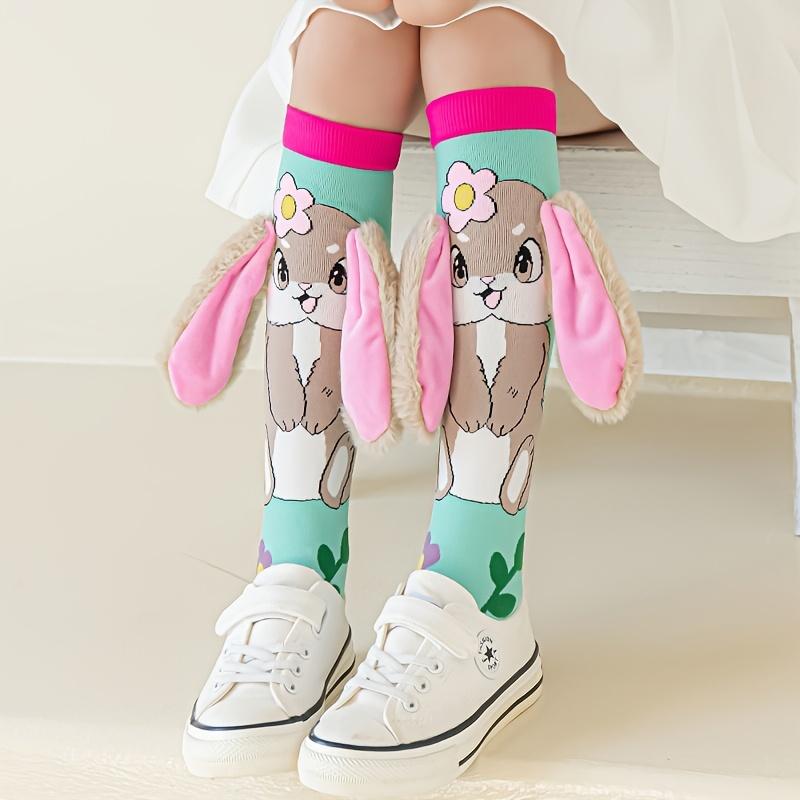 1 Pair of Children's Cute Cartoon Accessory Thigh-high Stockings Princess-style Fashion Dance Stockings for Girls