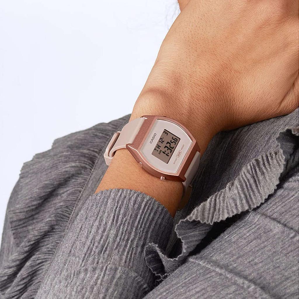 Casio Standard Digital Watch for and Business Women, Kids, Girls, LW204, Waterproof, Lightweight, Slim, Simple, Easy-to-Operate Watch, LW-204-4A