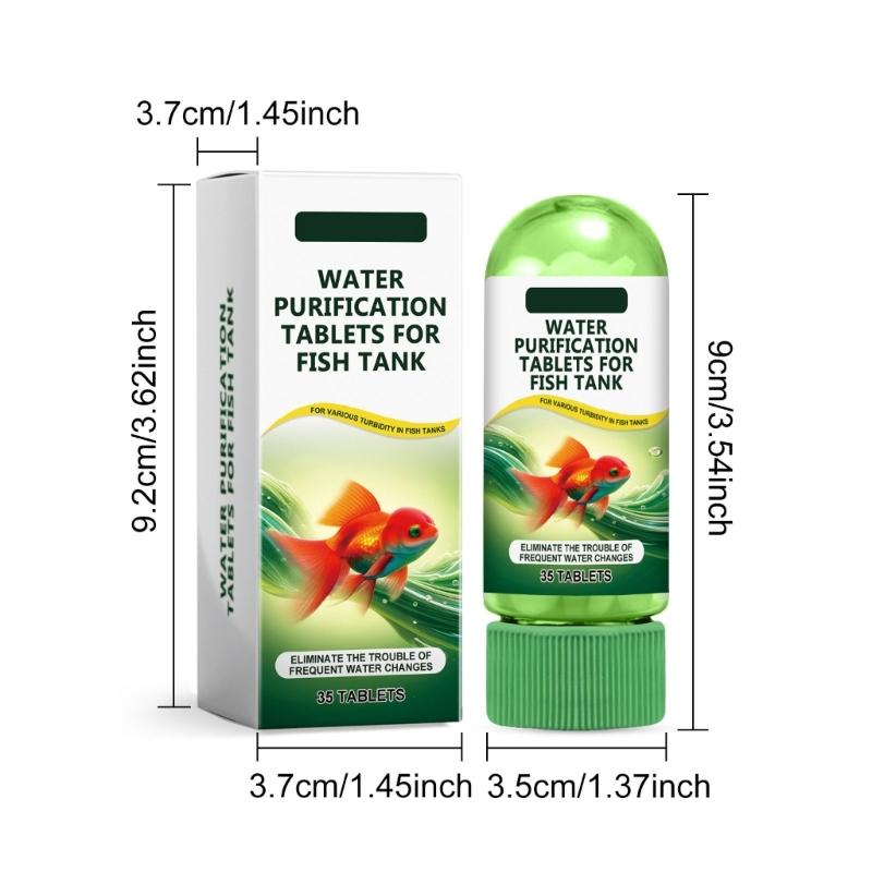 Advanced Formula Aquariums Water Cleaner Aquariums Water Purification Tablets for Fish Lover