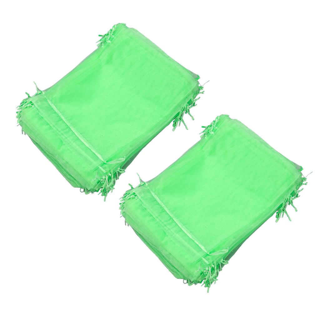 100PCS Fruit Protection Netting Bag Reusable Garden Mesh Barrier Bag for Plant Flower Fruit Trees