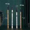 Tin Penny Whistle Flute 6 Hole Metal Flute C/D Key Irish Whistle Instrument Woodwind for Beginners Easy To Play