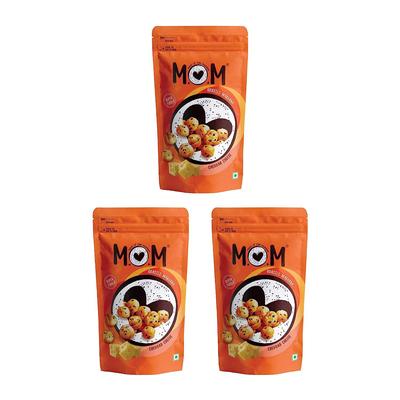 MOM - Meal of the Moment Roasted Cheddar Cheese Makhana 60g (Pack of 3) Gluten Free