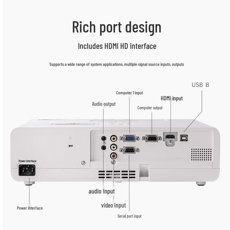 Panasonic PT-UX344C Business Office Projector (CN Version)