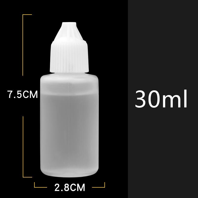 Handmade Alcohol Glue Set: 10ml Transparent Glue with Hemp Rope & Button, 30ml Non-woven Fabric Glue for Children