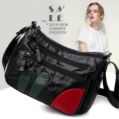 Bolso de Hombro Multicapa de Cuero PU Suave Estilo Coreano 2023 - Gran Capacidad, Moderno, Bolso Mensajero Versátil para Mujer