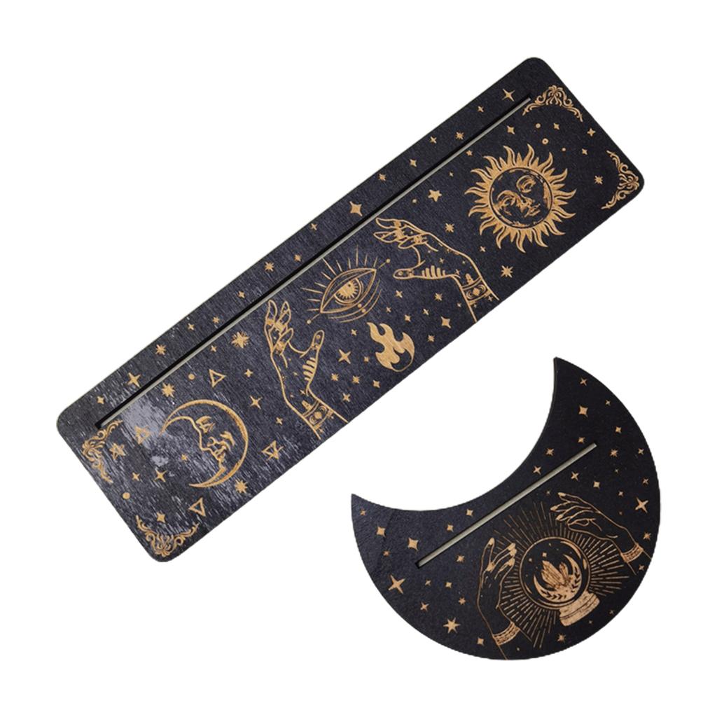 Wooden Tarot Card Holder Altar Cards Holder Display for Witch Divination Tools