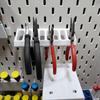 Plastic Garage Tool Holder Storage Rack With Space Saving Design Perfect For Home Workshop Organization