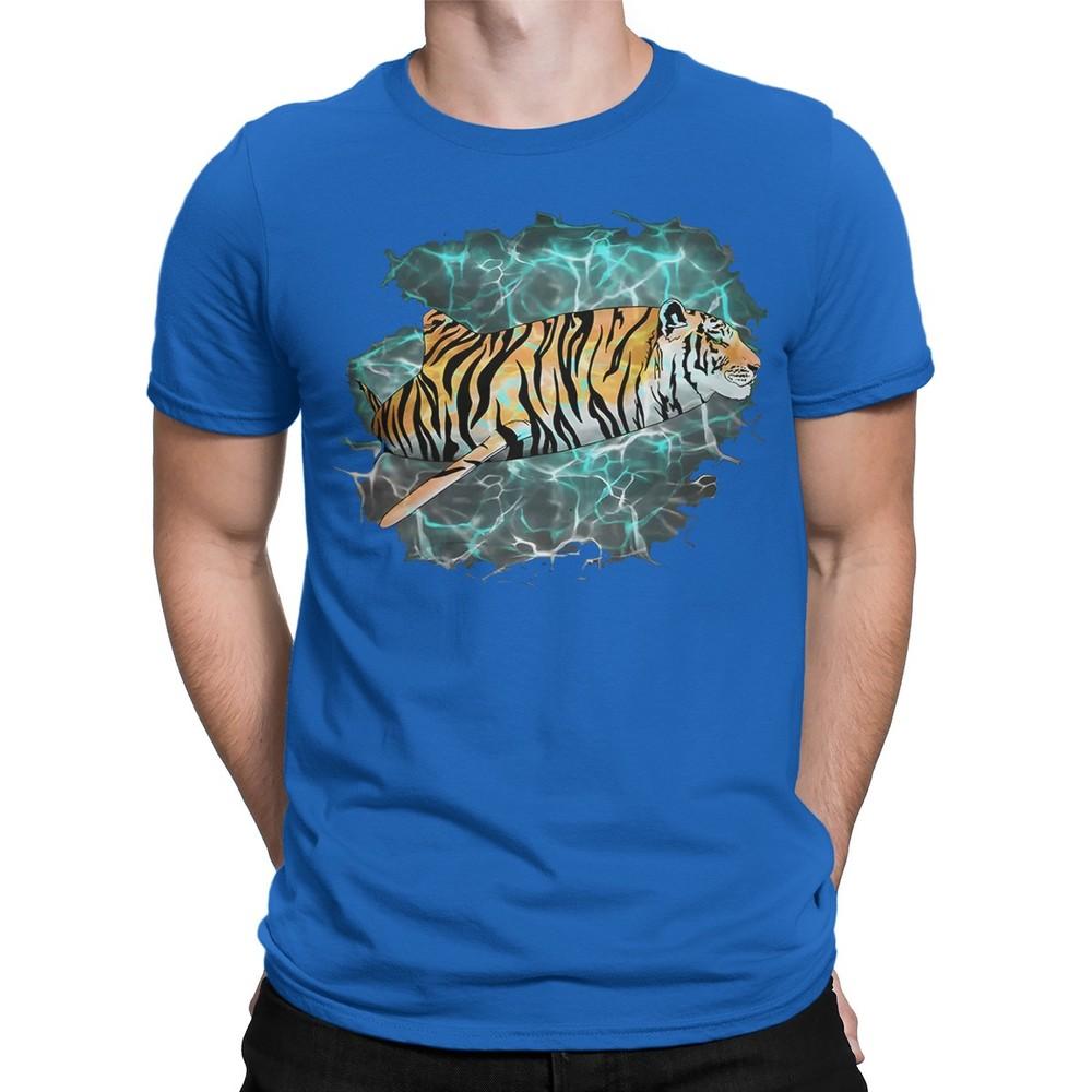 Tiger Shark Cats Animals Cute Funny Pun Humor Mens Womens TShirts Top