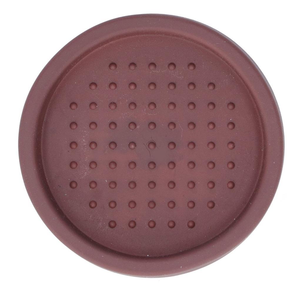 2pcs set Round Round Tamper Mat Compact Espresso Tamping Mat Small Silicone Tamper Mat  For Cafe
