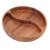 Nuts Storage Platter Tray Wooden Serving Tray Dessert Fruit Veggie Food Serve Plate for Party Family Dinner Holiday Home Warming