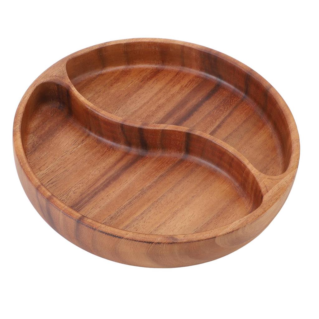 Nuts Storage Platter Tray Wooden Serving Tray Dessert Fruit Veggie Food Serve Plate for Party Family Dinner Holiday Home Warming