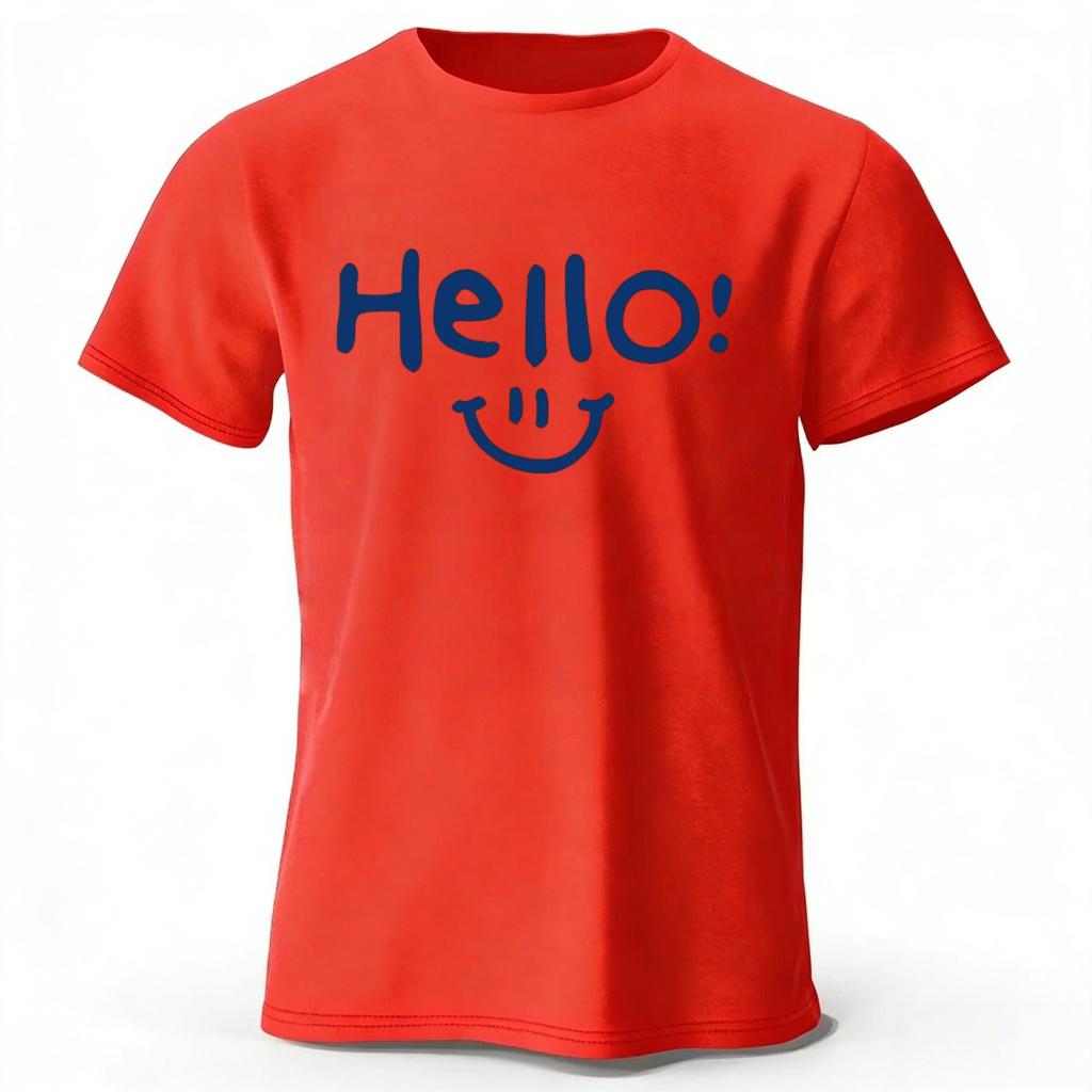 Men's Cotton Sports Running Short Sleeves Simple Style Fitness Comfortable Plus Size Loose T-shirt Street Wear Top