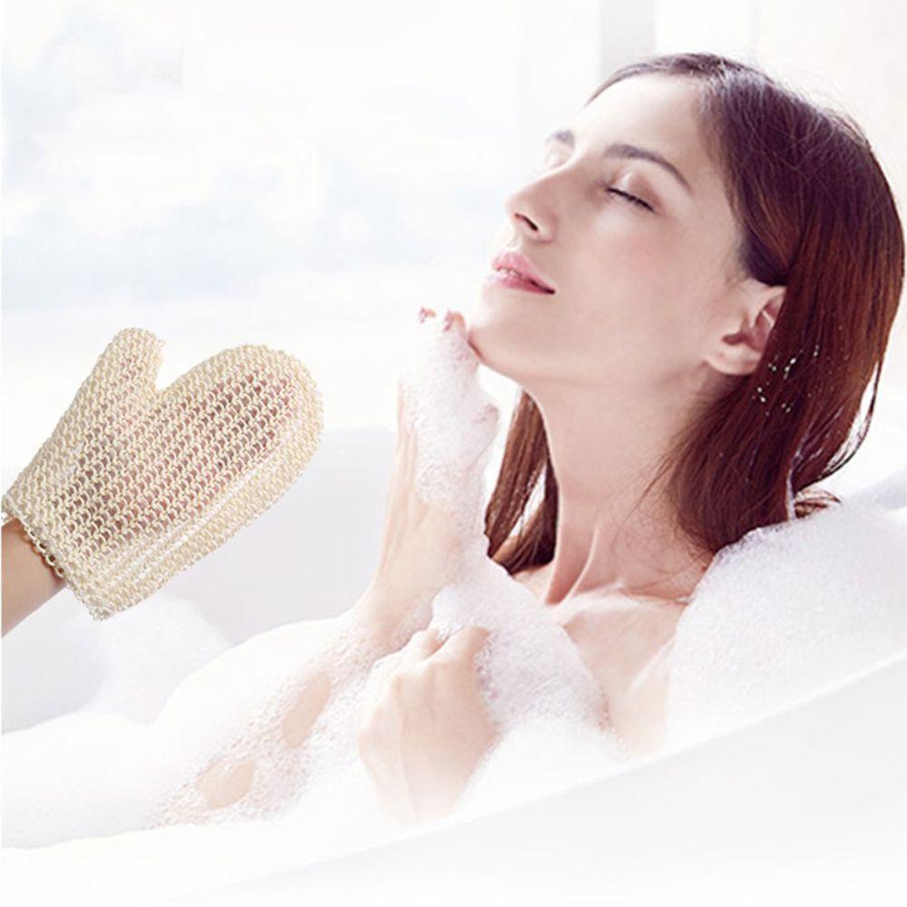 Narzędzie Palce Ręcznik Kąpielowy Do Mycia Skóry Szorowarka do Ciała Szczotka Pod Prysznic Rękawice Kąpielowe Sizalowe Rękawica Peelingująca