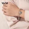 Europäisches High-End Doppel-Herz-Paararmband - Einfacher & Modischer Schmuck für Beste Freunde