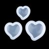 3pcs Silicone 3D Love Heart Mold for Resin Casting Jewelry Making DIY