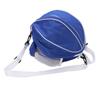 Round Mesh Basketball Bags Oxford Cloth Football Storage Pouch for Indoor Exercise SportBlue Cloth with White Edges