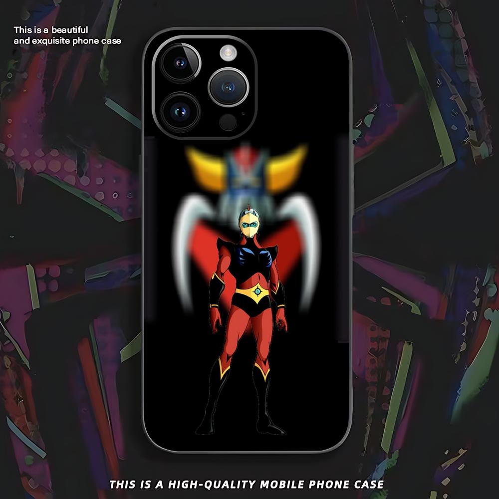 UFO Robot G-Goldoraes Phone Case For iPhone 17 Air 16 E 15 14 13 12 11 XS XR Plus Mini Pro Max Soft Black Cover