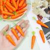 CHGCRAFT 30Pcs Mini Easter Decor Carrots Realistic Fake Fruit Lifelike Carrots Simulation for Floral Arrangements Easter Home Kitchen Display Decor,