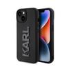 Karl Lagerfeld 3D Rubber Glitter Logo - Etui Iphone 15 (Czarny)