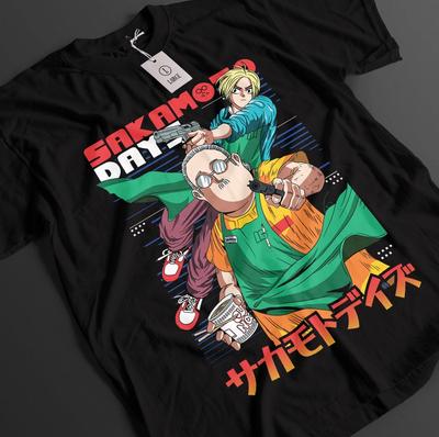 Sakamoto Days Shirt Sakamoto T-Shirt Shin T-Shirt Lu Top Heisuke Anime Unisex-T-Shirt