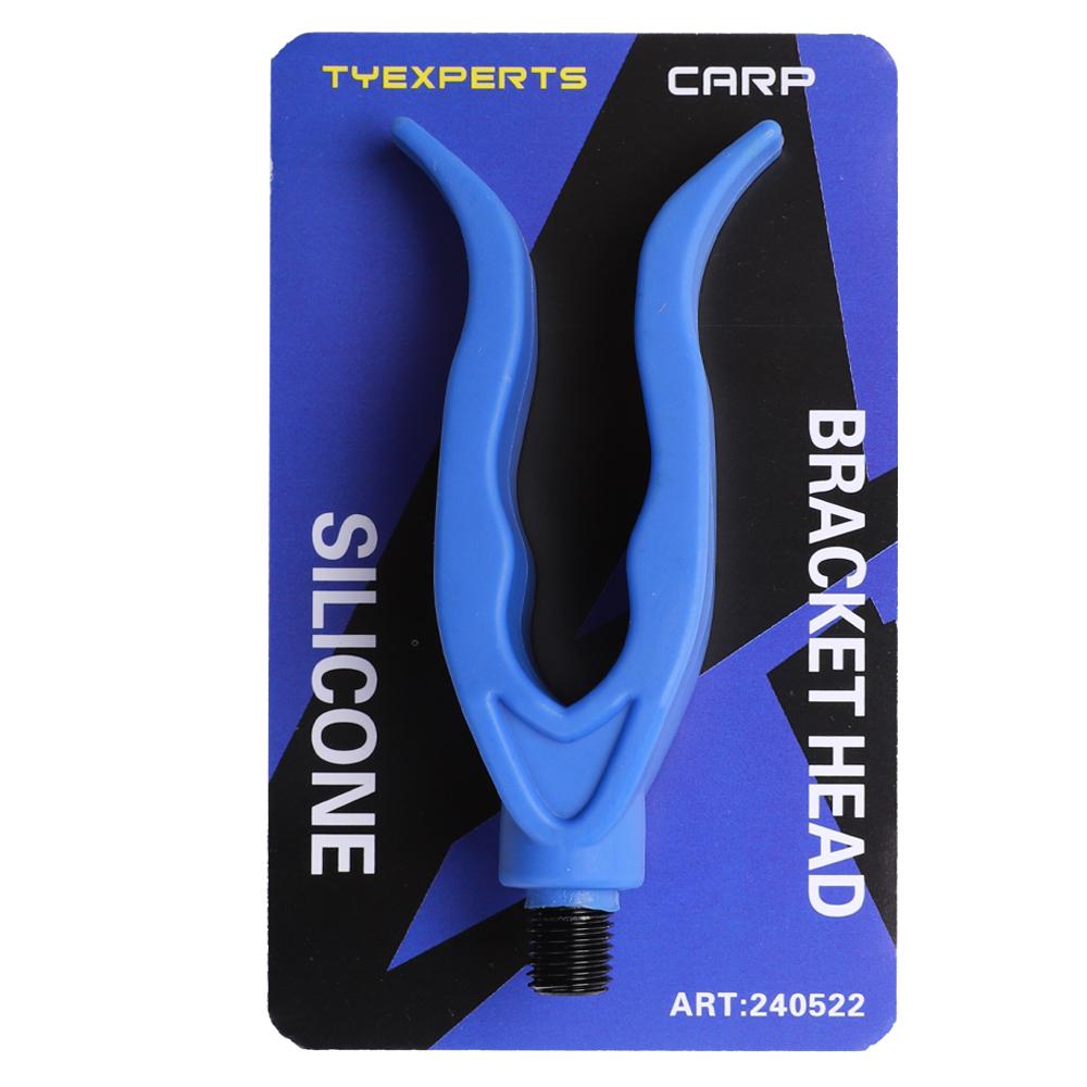 FTK Hirisi 1pcs Carp Fishing Rod Rest Head Pastic Gripper for Fishing Alarm and Buzz Bar Fishing Accessories