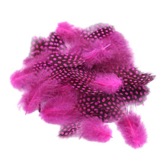50Pcs Guineahen Feathers Natural Chicken Tail Feathers Bright Colors 4.5-10cm Feathers for Crafts DIY Earrings Dream Catcher Wedding Easter