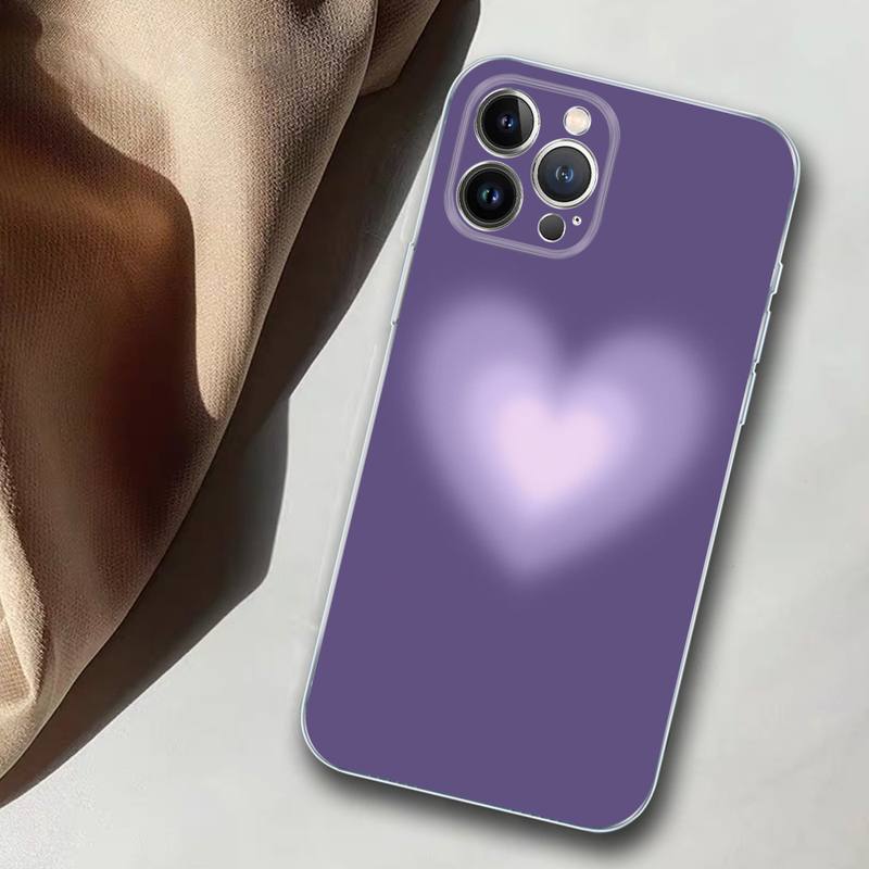 

Эстетический чехол для телефона Vague Love Heart для iPhone XR X XS Max 14 13 Pro Max 11 12 Mini 6 7 8 plus SE 2020, чехол с принтом iphone 14 plus