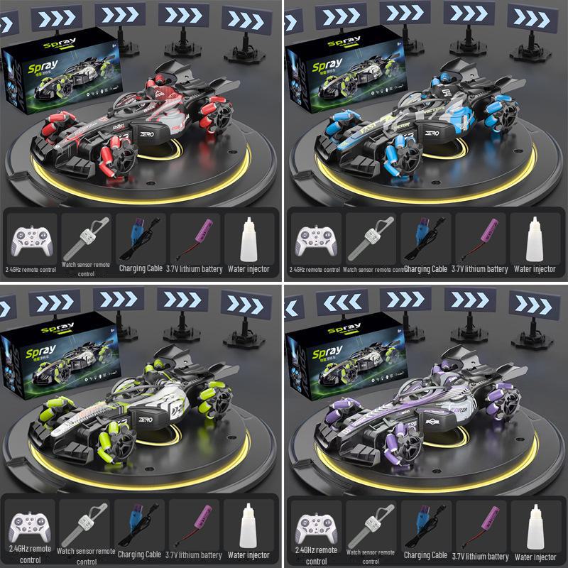 

2.4G радиоуправляемый автомобиль F1 для трюков и дрифта для мальчиков - высокоскоростная игрушка с полным приводом 1 Battery Version