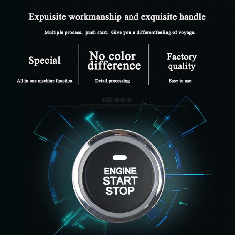 Auto Car Alarm Car Alarm System Push To Start Ignition Kit Passive Keyless Entry Push To Start Ignition Kit Enhanced Security