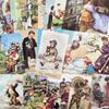 Omas Postkarten Tarot 78 Karten Tarot Deck Wahrsage Kartenspiel von Mykola Taradaiko Enthält 78 Echte Postkarten Vorher
