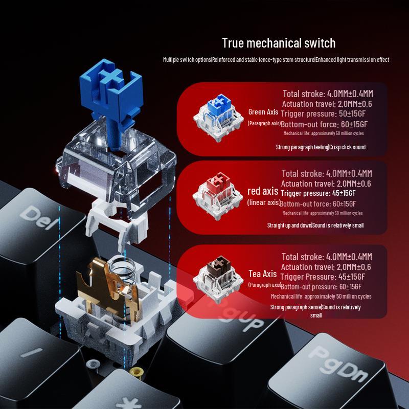 ThinkPlus GK10 98L Wired Mechanical Keyboard