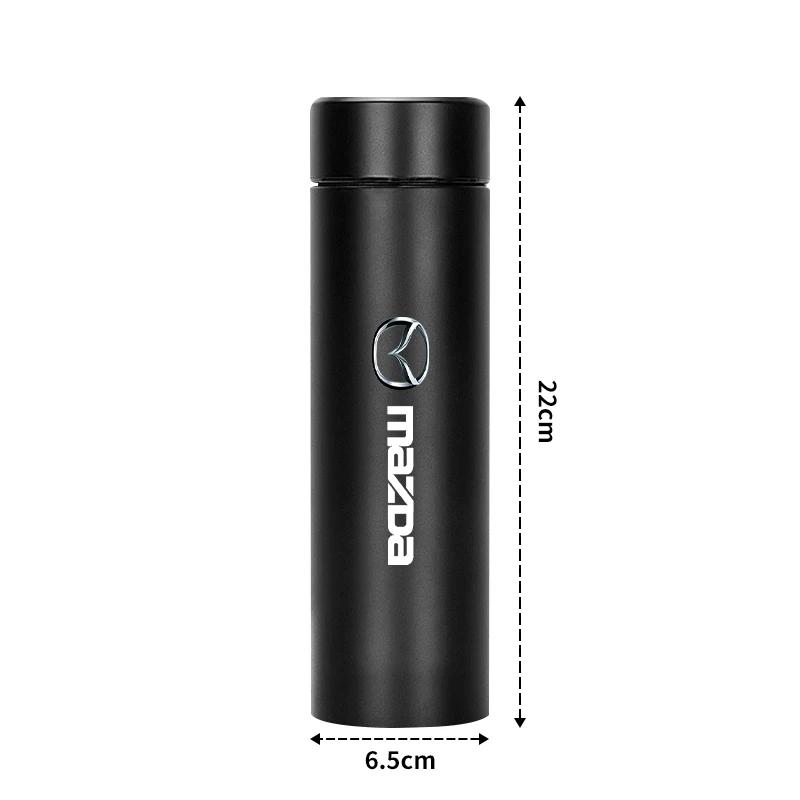 Car Stainless Steel New Smart Temperature Control Cup For Mazda 2 3 4 5 6 7 8 323 626 CX5 CX7 CX9 RX8 MX3 MX5 Atenza Goods
