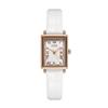 Ladies Roman Vintage Small Square Plate Student Versatile Bamboo Pattern Belt Quartz Waterproof Watch