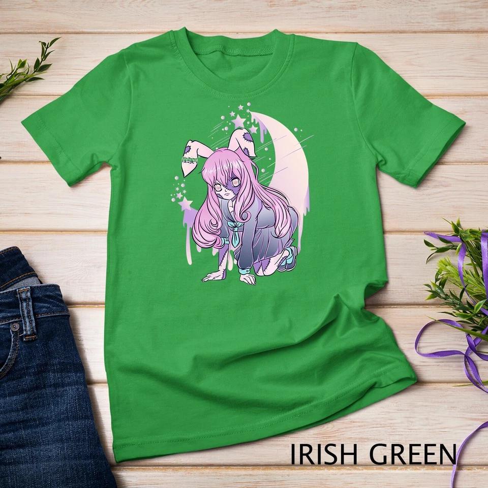 Pastel Goth Half Moon Anime Girl Unisex T-shirt 4 2XL