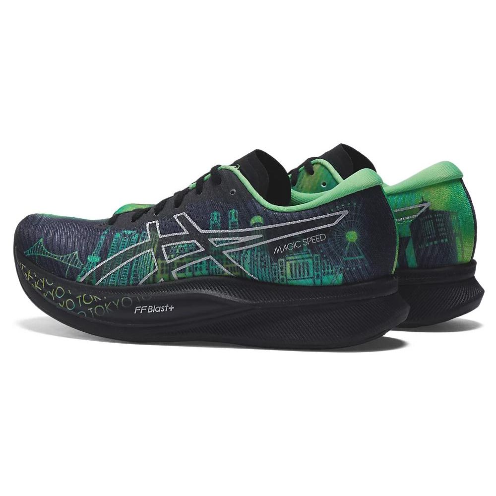 Asics Magic Speed 2.0 Durable Breathable Low-Top Running Shoes Women Sneaker Black 1012B555-001