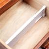 1 Piece Solid Drawer Divider, White Abs Telescopic Divider for Drawer