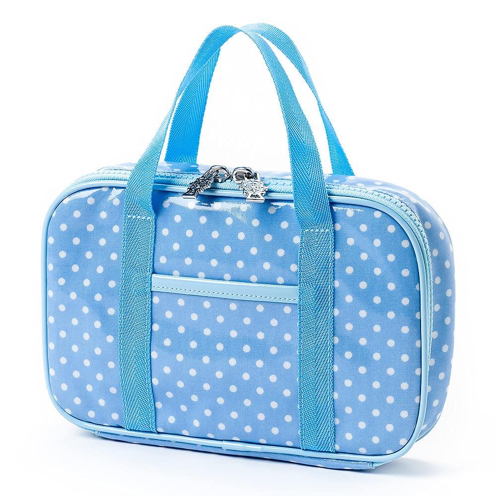 COLORFUL CANDY STYLE Polka Dot Sewing Set Blue with White for Elementary School Sewing Home School 1 Thread Ripper for Cutting and Untying (Light