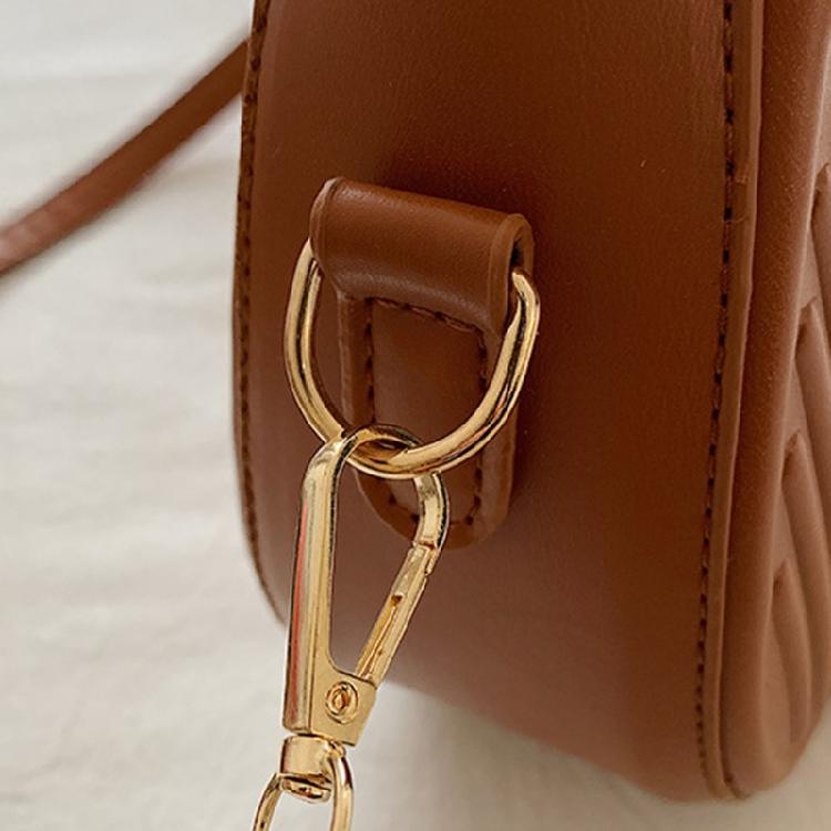 Fashionable Shoulder Bag for Women PU Messengers Bag Half Moon Crossbody Bag