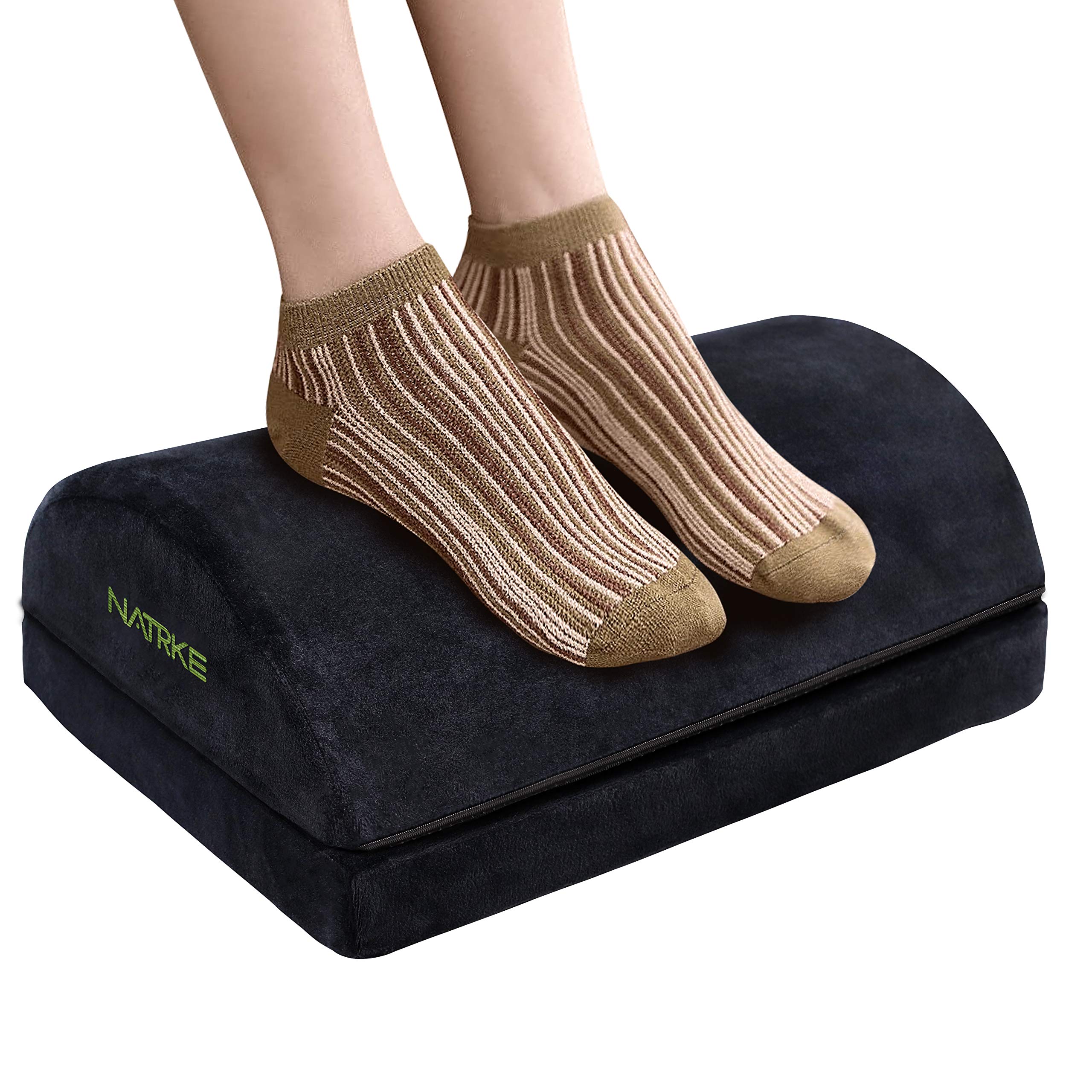 

NATRKE Подушка для сна полукруглая длинная эргономичная с памятью, для поясничной поддержки, многофункциональная оздоровительная подушка для шеи и ног, для и автомобиля чёрный