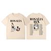 Rosalia LUX Tour 2026 Graphic T Shirts Unisex Women Clothing Fashion Aesthetic Tshirt Summer Casual Cotton Short Sleeve Tshirts