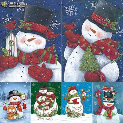 5D fai da te diamante ricamo albero di Natale Babbo Natale pupazzo di neve diamante pittura mosaico decorazione della casa