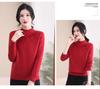 Mom's Fashionable Winter Fleece Sweater for Middle-Aged & Elderly Women: Plus Velvet, Thickened, Warm Base Layer Top