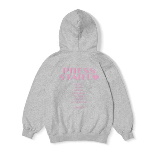 ILLIT LIVE PRESS START Reißverschluss-Hoodie