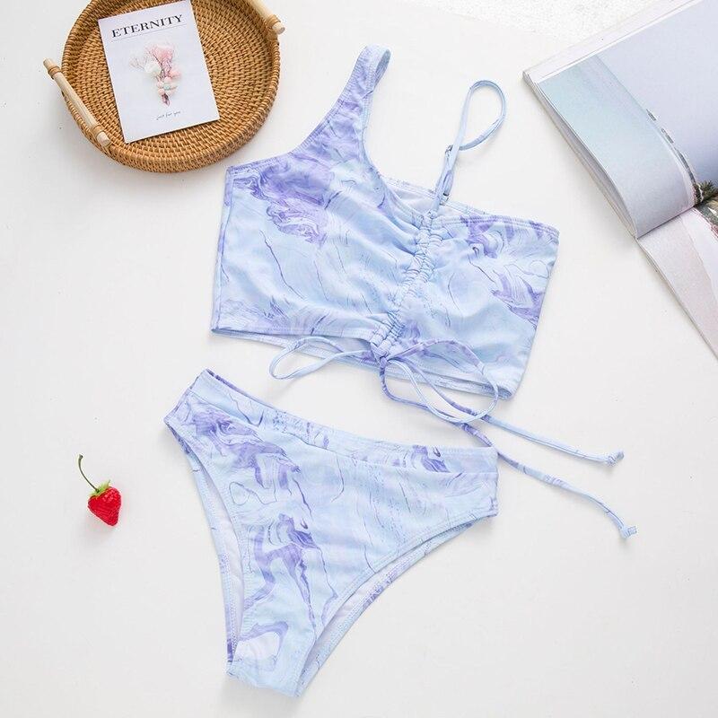 Сексуальный женский купальник с высокой талией — фото 4