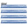 American Mahjong Tile Racks with Built-In Magnetic Pushers Acrylic Transparent Organizers Racks Scalloped Edges for Game Night Party Supplies