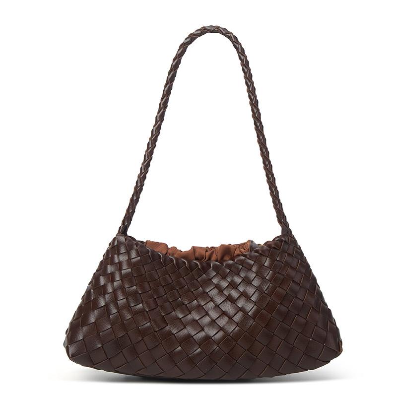 Handwoven Dumpling Bag Women'S New Niche Design Armpit Bag Shoulder Handbag Vegetable Basket Bag Tide