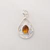 Citrine Gemstone 925 Sterling Silver Handmade Jewelry Pretty Pendant 1.40" For Wife PP-19-3