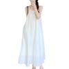 Summer new French gentle wind suspender dress women's design sense loose and thin seaside vacation beach dress
