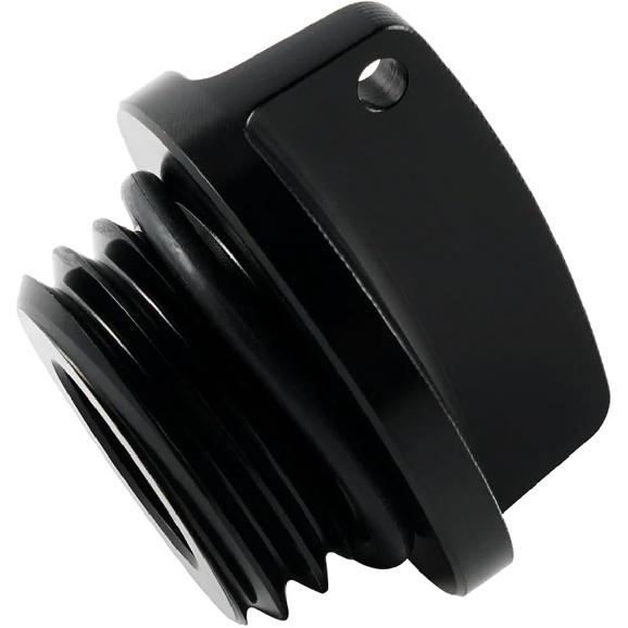 Motorcycles CNC Billet Oil Filler Cap Plug Compatible with Yamaha FZ07 MT07 YZF R1 XVS650 XVS1100 XVS1300 V-Star 650 1100 XV535 XV950 YFM600(Black)