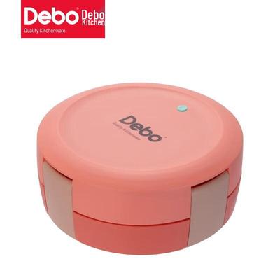 Debo Paulino Macaron Color 304 Stainless Steel Microwaveable Lunch Box
